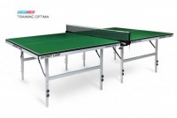 Теннисный стол для помещения Training Optima green с системой регулировки высоты 60-700-01-01 - купить-теннисный-стол.рф разумные цены на теннисные столы