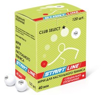Мячи для настольного тенниса Start Line CLUB SELECT 1* - 120 шт (белые) - купить-теннисный-стол.рф разумные цены на теннисные столы