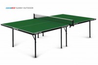 Теннисный стол Sunny Outdoor green 6014-1 s-dostavka - купить-теннисный-стол.рф разумные цены на теннисные столы