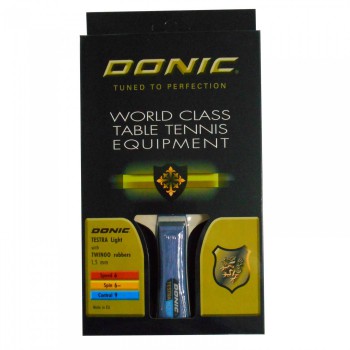  Donic Testra Light with Twingo rubbers - --.     